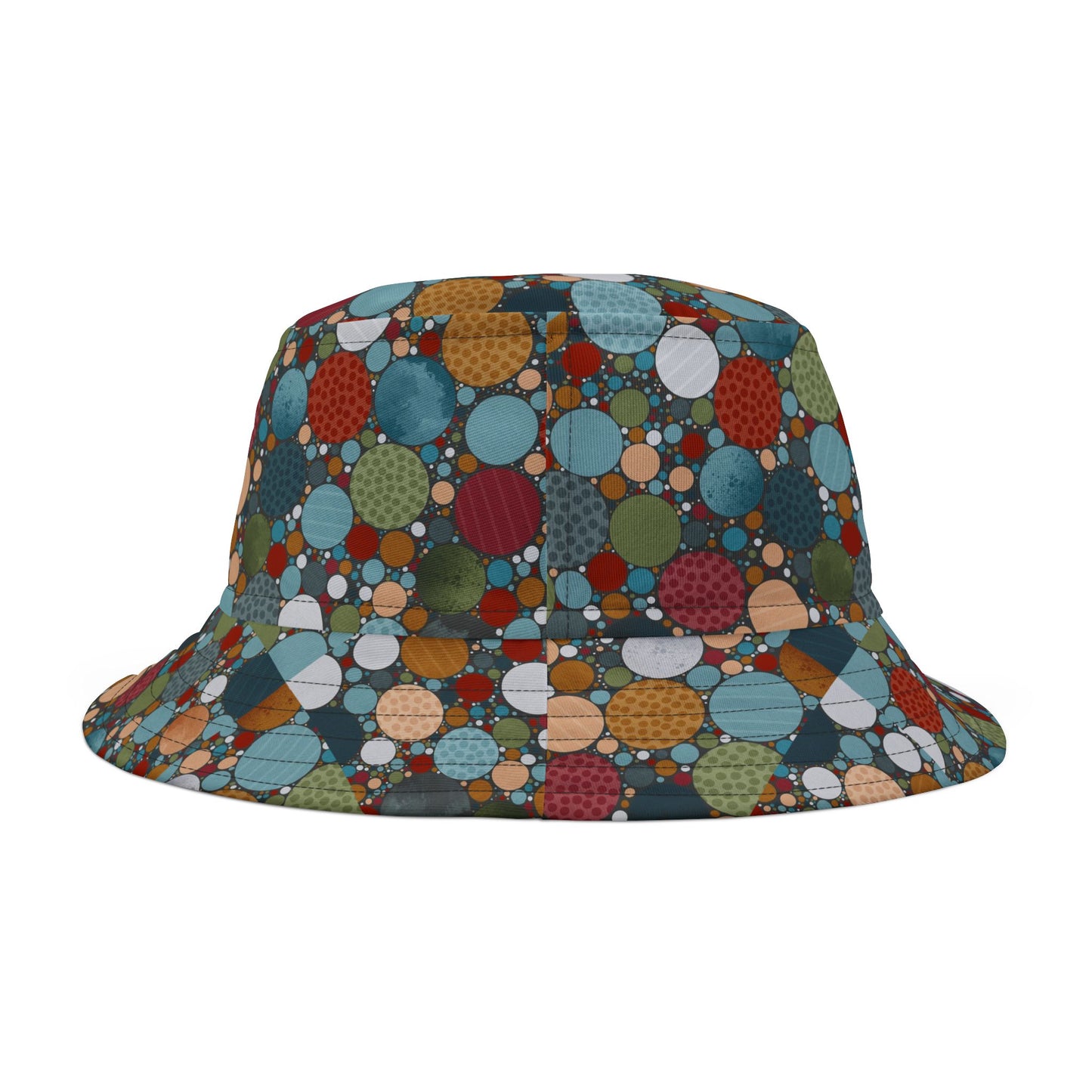 Colorful Polka Dot Bucket Hat, Summer Fashion, Festival Accessory, Beach Hat, Unisex Gift, Vacation Essential