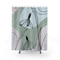 Bohemian Floral Shower Curtain, Modern Bathroom Decor, Home Spa Accessory, Elegant Gift for Housewarming, Floral Design