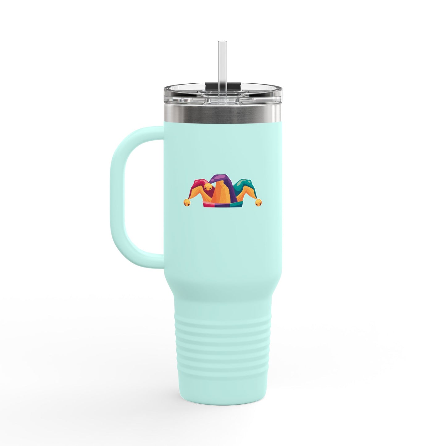 Colorful Insulated Travel Mug, Perfect for Road Trips, Camping, Parties, Gifting, or Everyday Use - 40oz Humor Design