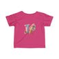 Ice Cream Letter J Infant Tee, Cute Baby Shirt, Kids Birthday Gift, Summer Outfit, Personalized Toddler Gift