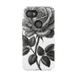 Elegant Floral Phone Case - Tough Cases, Black Rose Design, Floral Phone Cover, Stylish Phone Accessory, Gift for Her, Mother's Day