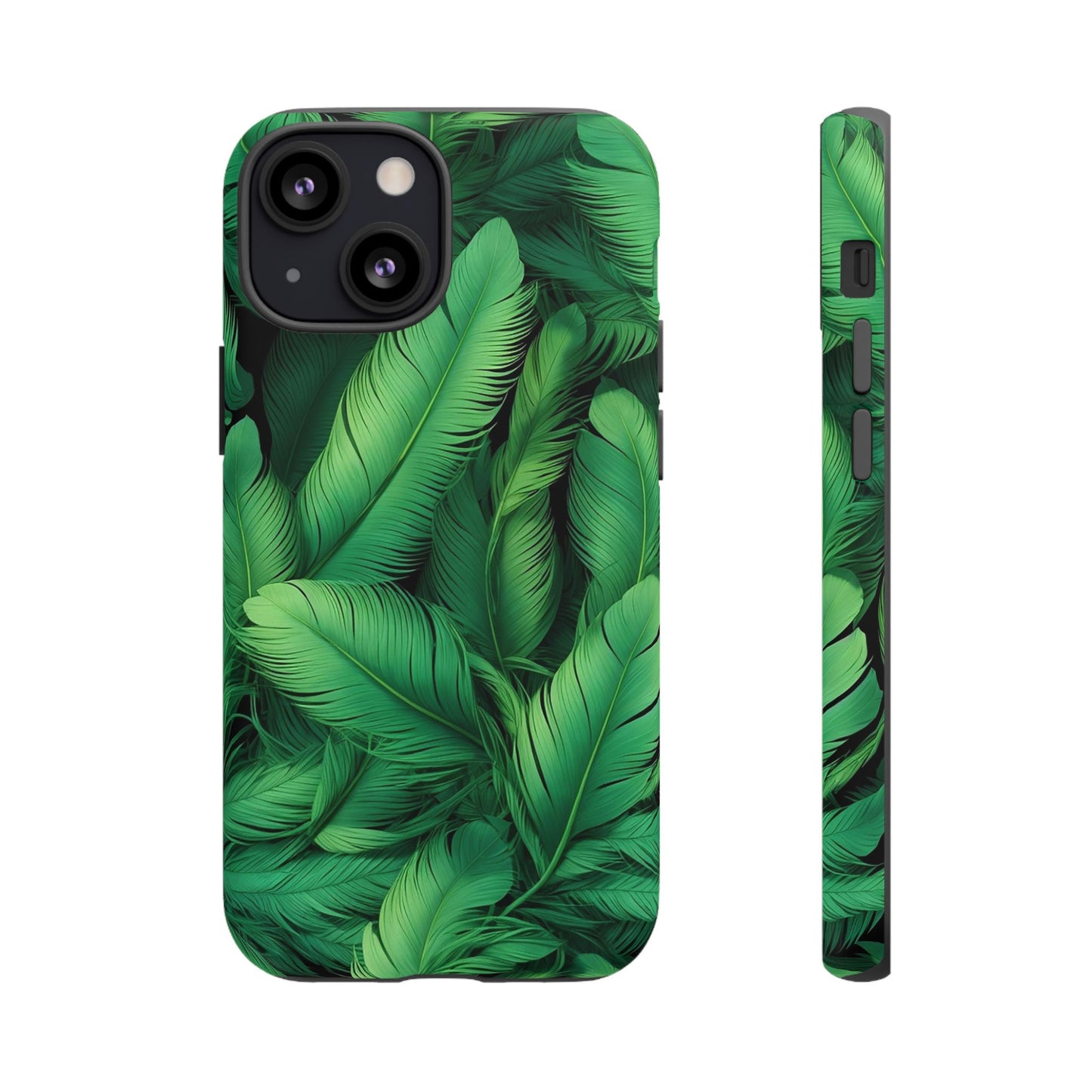 Tough Cases - Tropical Leaf Phone Case, Nature-inspired, Phone Accessory, Gift for Her, Jungle Theme, Eco-Friendly