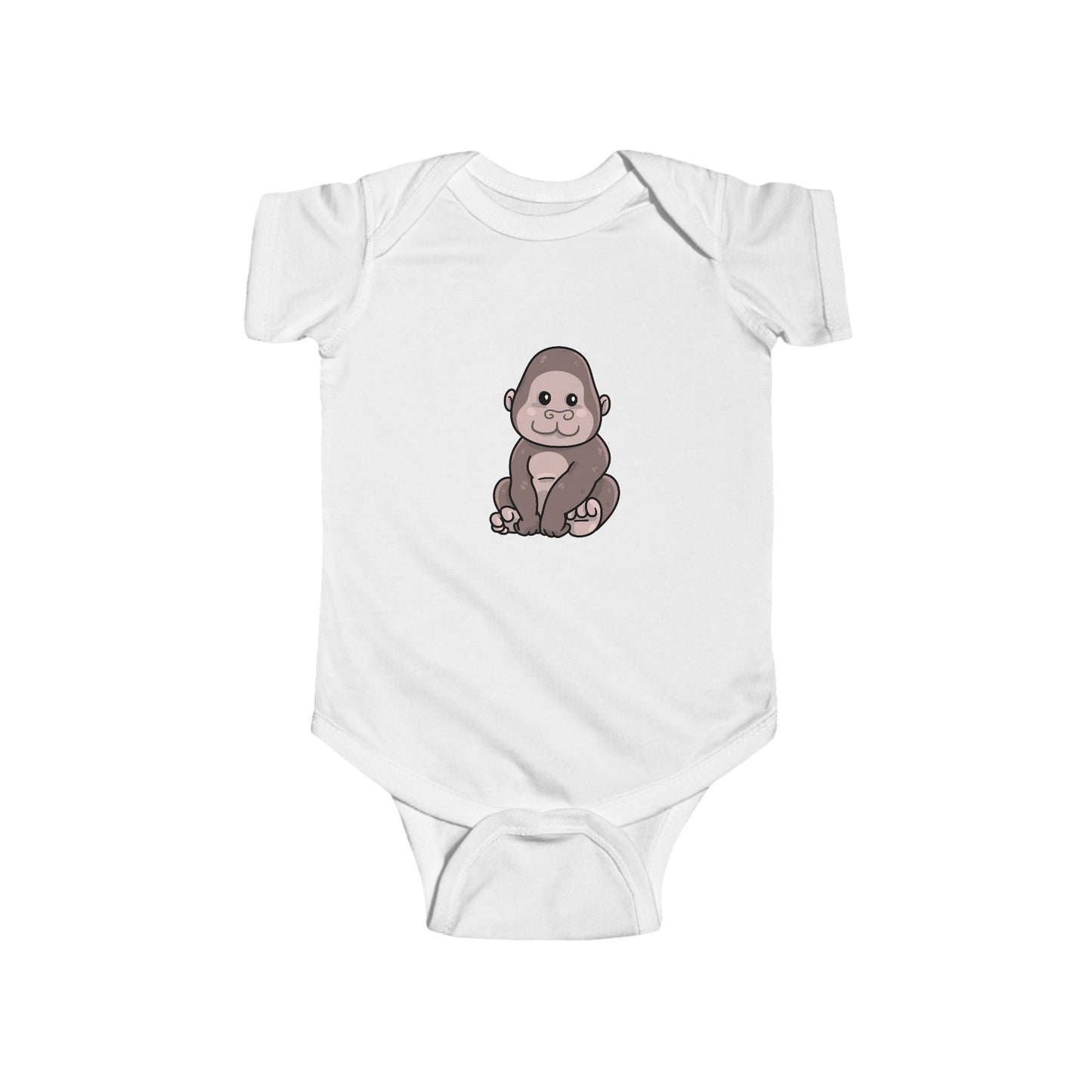 Cute Gorilla Baby Bodysuit, Infant Clothes