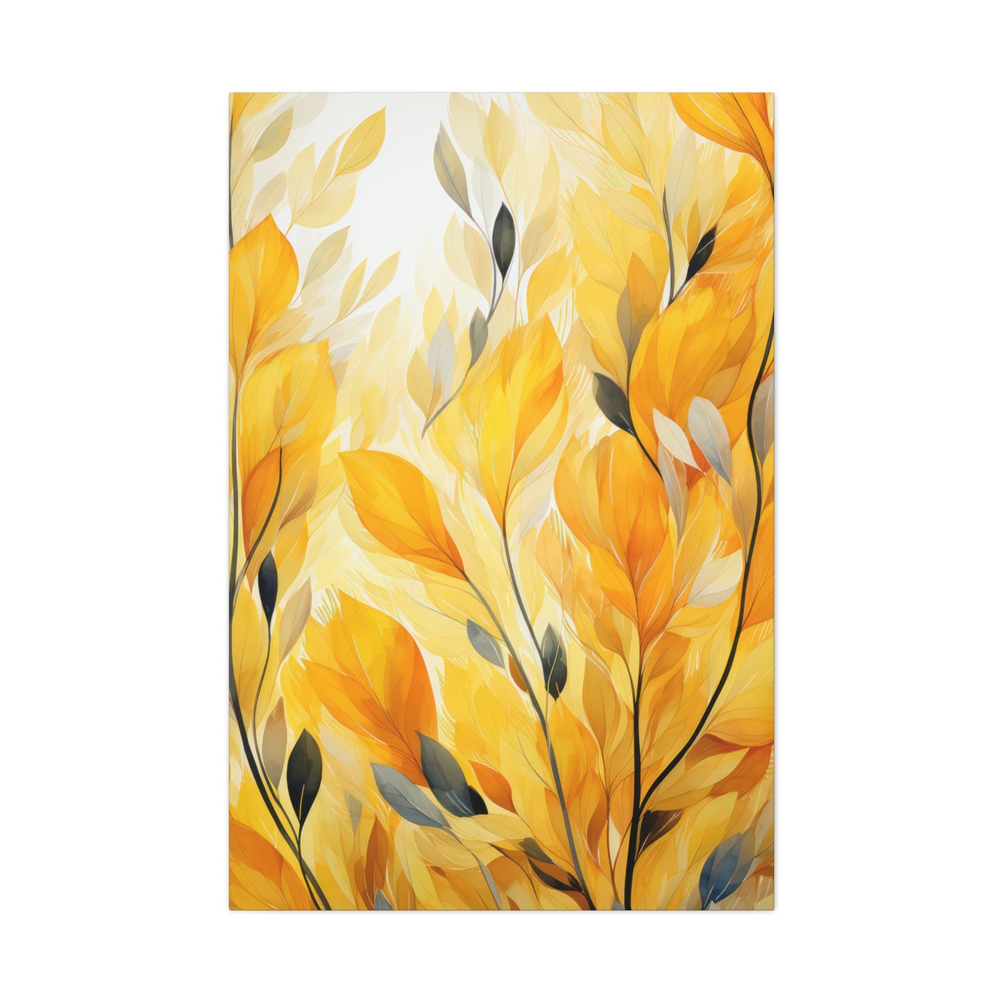Gorgeous Yellow Matte Canvas Art Print, Stretched, 1.25"