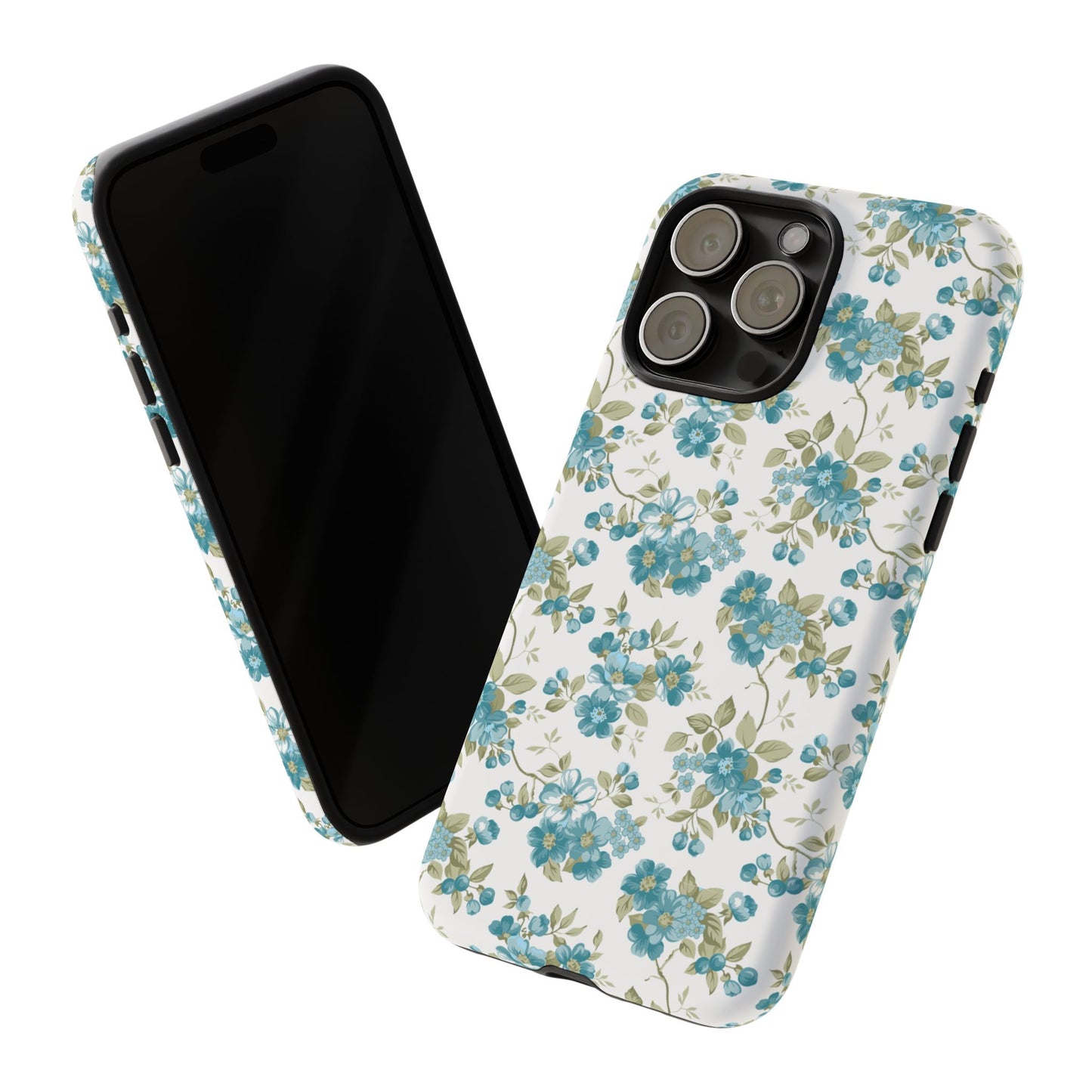Floral Phone Case - Tough Cases, Durable Phone Cover, Cute Floral Design, Gift for Her, Trendy Phone Accessory, Spring Style