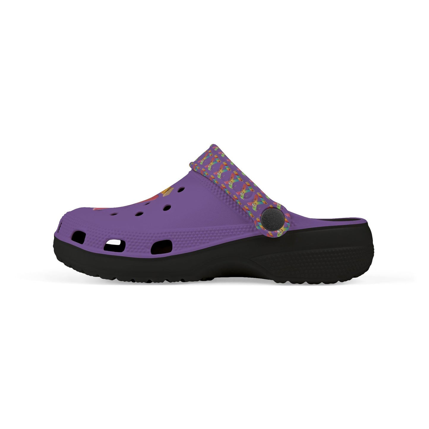 Colorful Kid's EVA Foam Clogs with Playful Design- Letter X