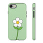 Floral Phone Case - Tough Cases for Nature Lovers, Cute Green Flower Design, iPhone Cover, Gift for Her, Spring Accessories