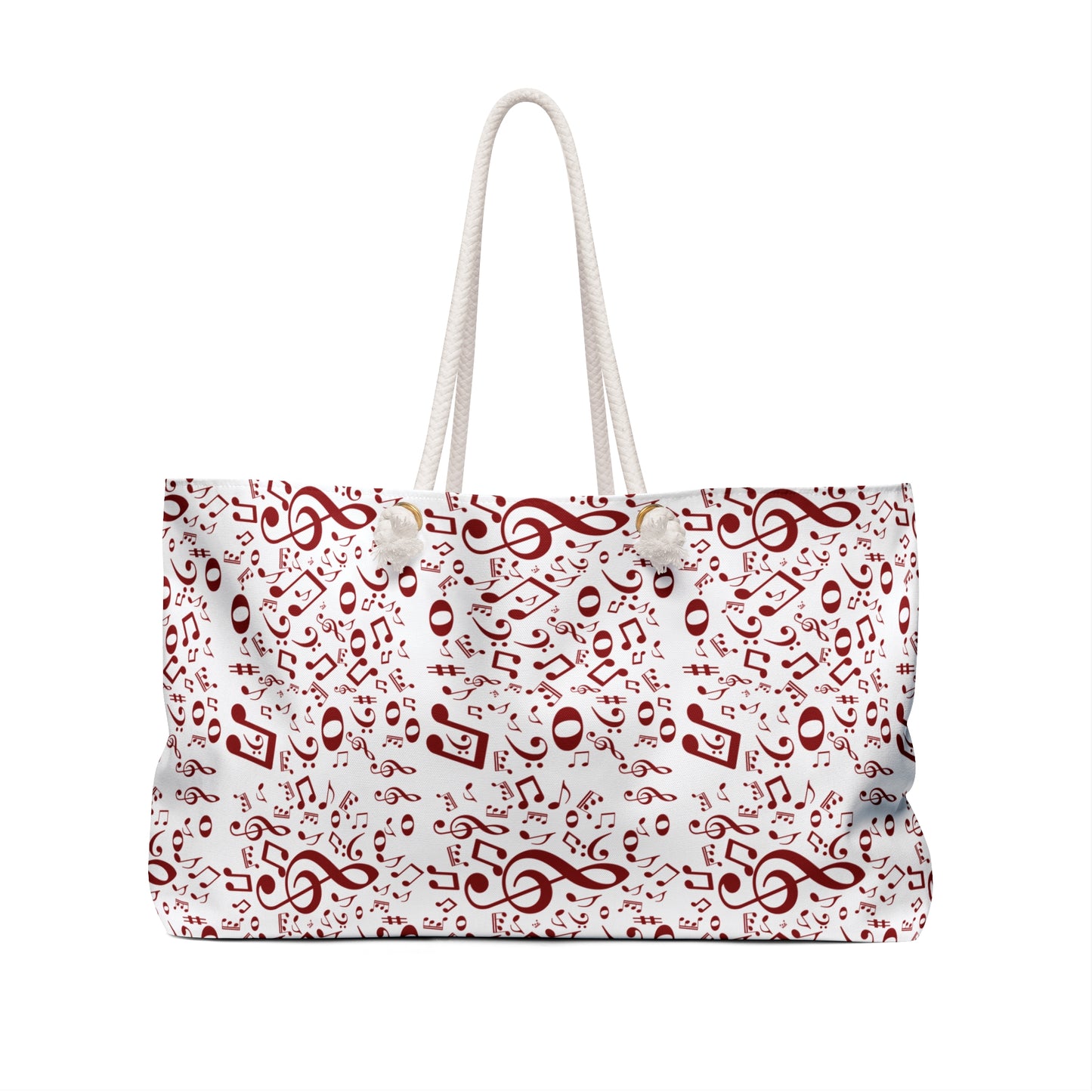 Stylish Music-Themed Weekender Bag, Perfect for Music Lovers, Travel, Gym, Beach, and Weekend Getaways