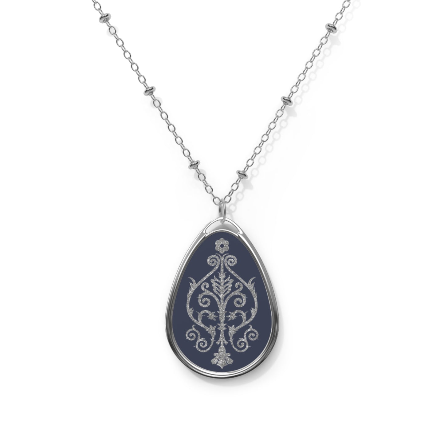 Elegant Oval Necklace - Timeless Jewelry, Gift for Her, Birthday