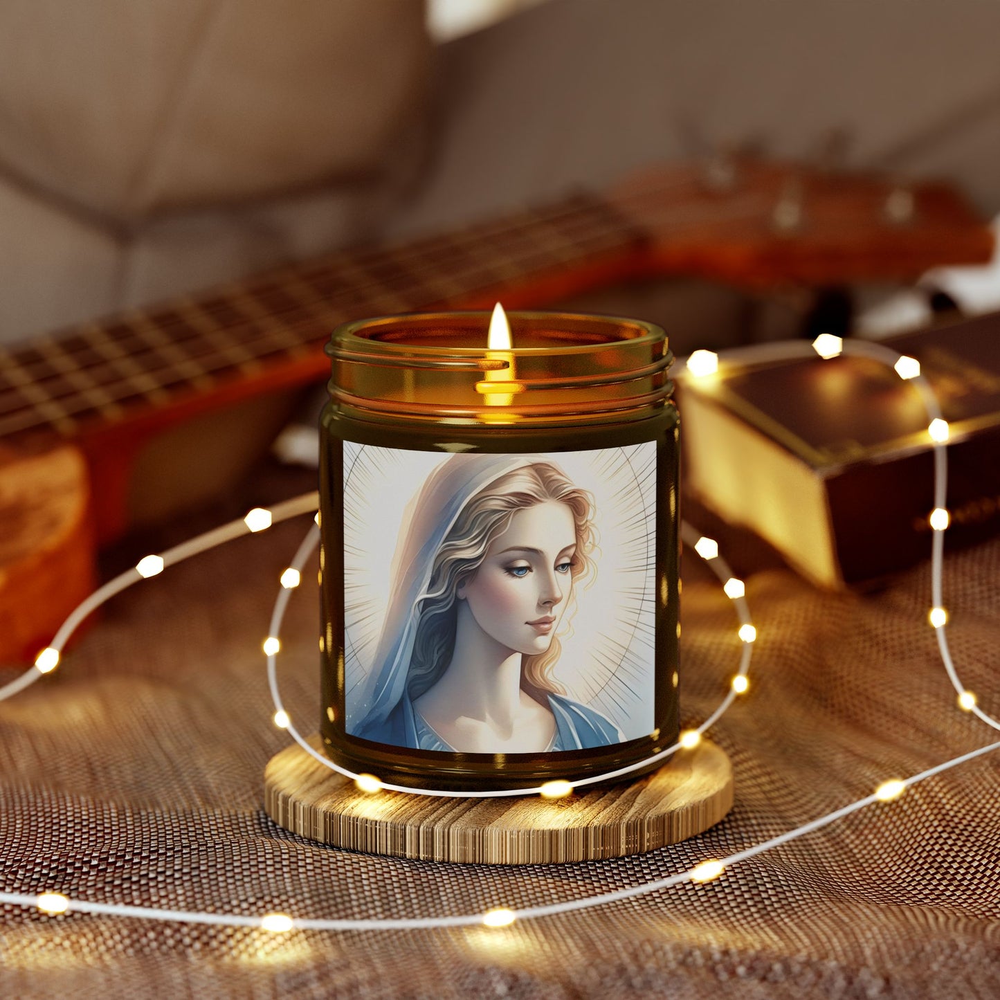 Coconut Apricot Scented Candles, Divine Serenity Candle, Meditation Candle, Gift for Her, Home Decor, Relaxation