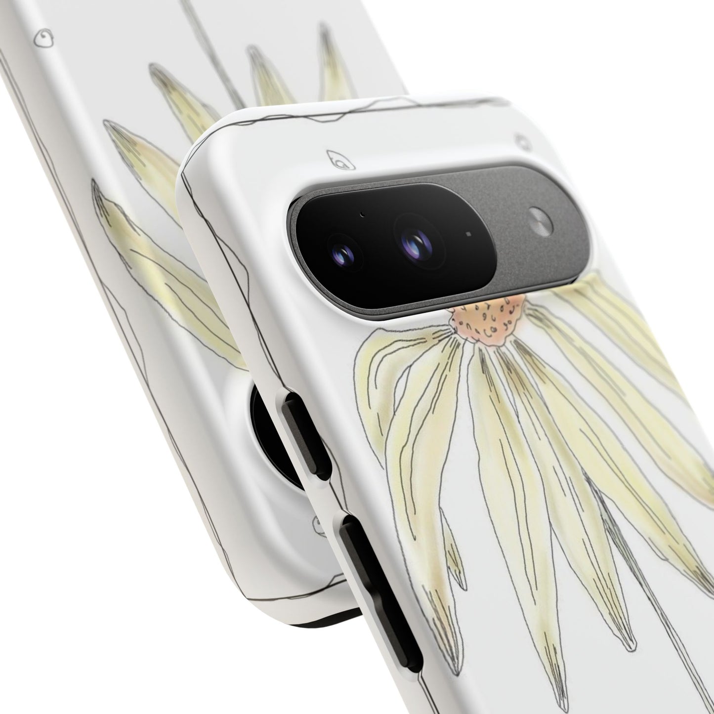 Flower Phone Case with Delicate Design, Tough Phone Cover, Nature Lover Gift, Floral Tech Accessory, Stylish Phone Protection