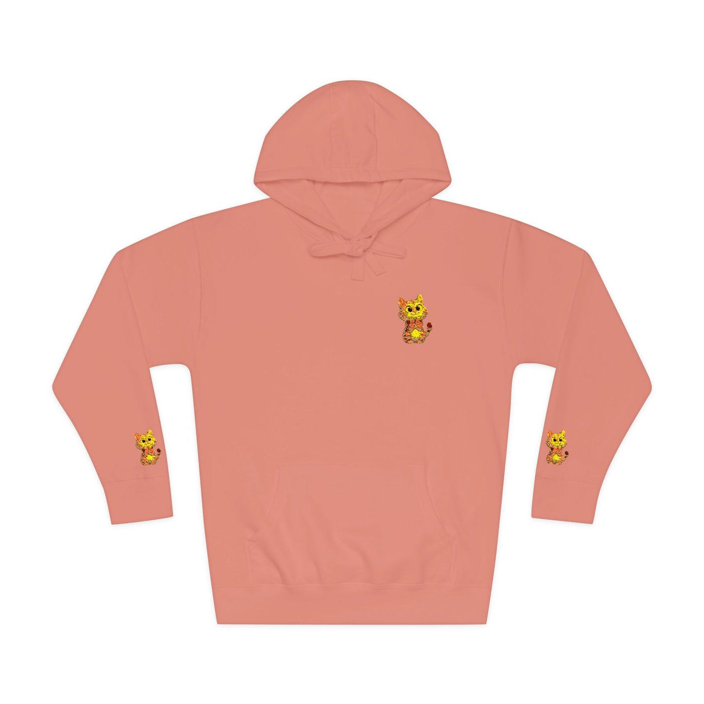 Cozy Fleece Hoodie with Cute Animal Design, Unisex Sweatshirt for Casual Outings, Gifts for Animal Lovers, Perfect for Fall and Winter