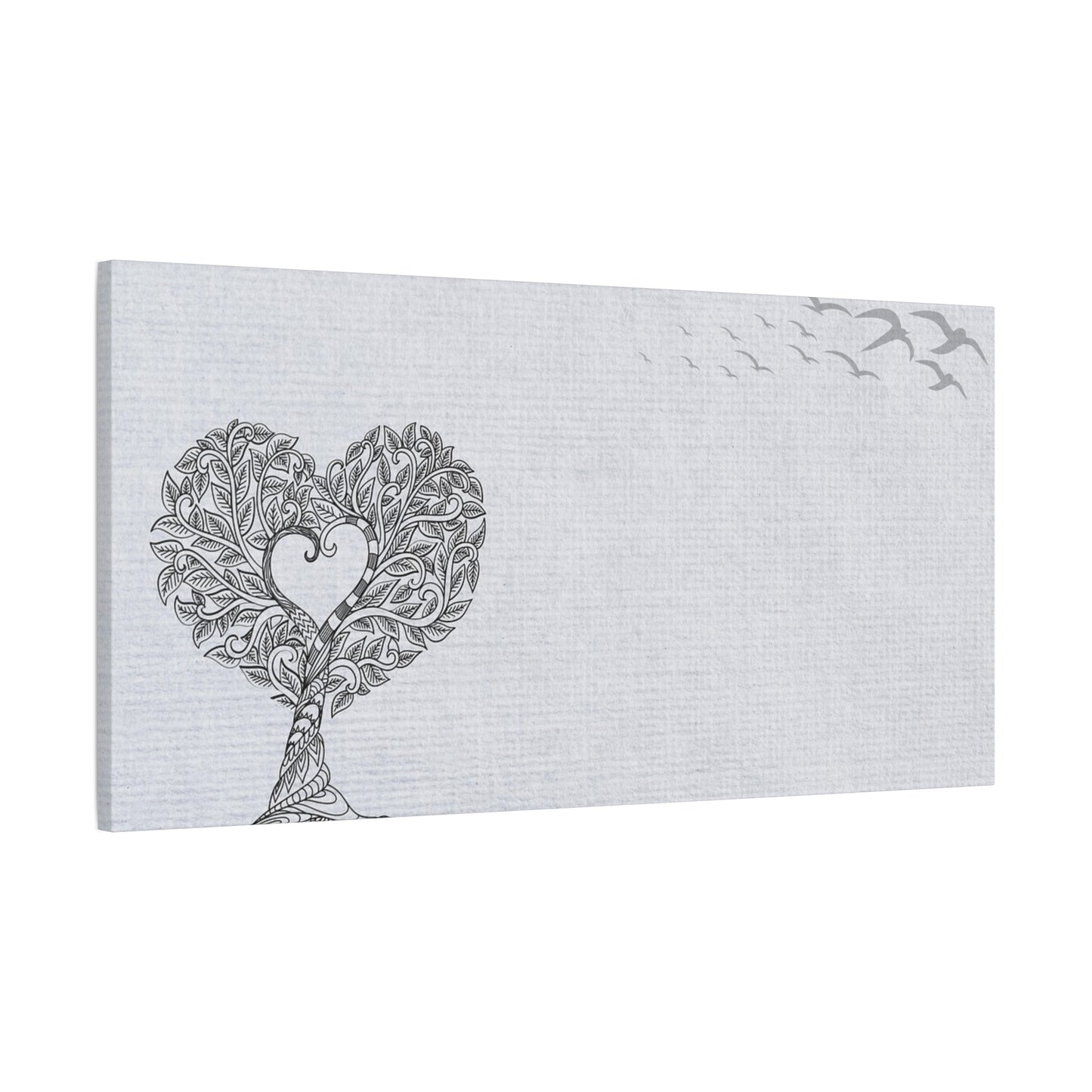 Matte Canvas, Stretched, 1.25" - Heart Tree