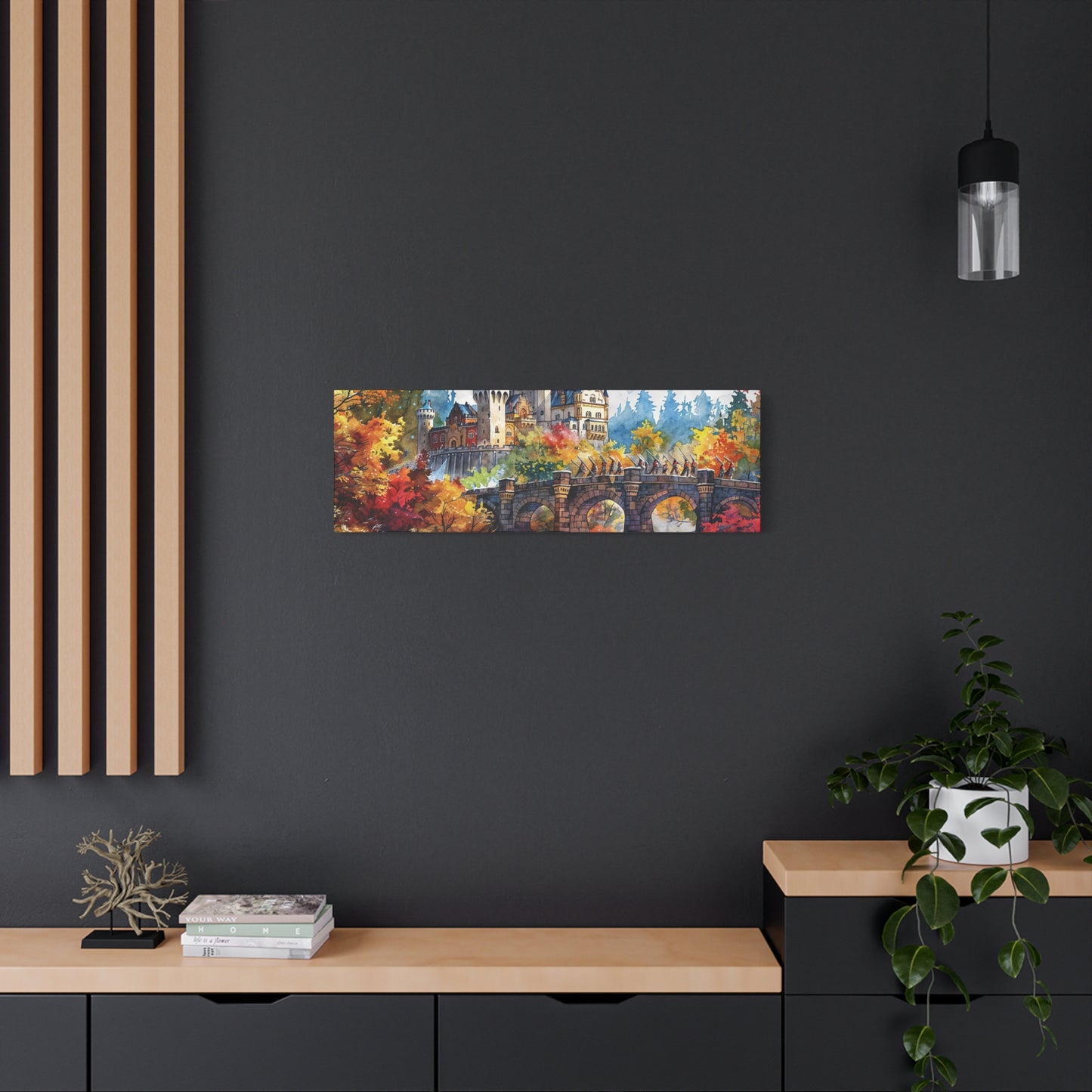 Matte Canvas, Stretched, 1.25" - Castle