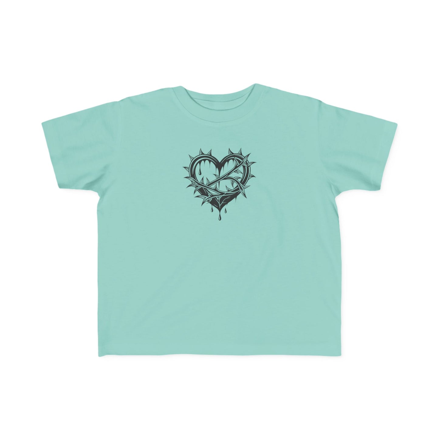 Toddler's Heart & Thorn Tee, Cute Kids T-Shirt, Children's Graphic Shirt, Gift for Toddlers, Cool Summer Outfit