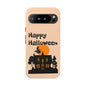 Halloween Phone Case, Spooky Mobile Cover, Tough Case for Phone, Witch Design, Fall Decor, Unique Gift for Halloween