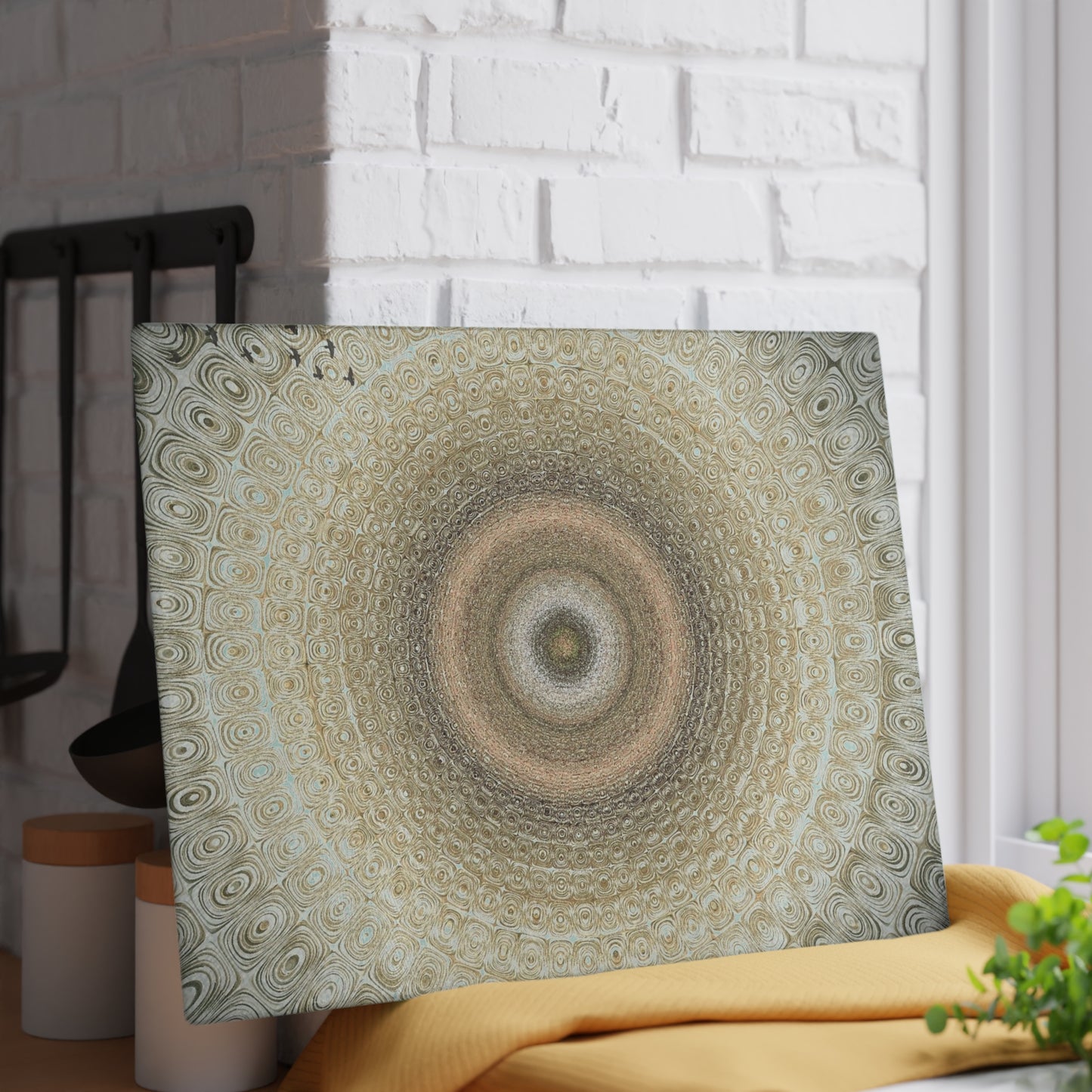 Elegant Glass Cutting Board for Stylish Cooking, Kitchen Decor, Wedding Gift, Unique Housewarming Present, Culinary Art