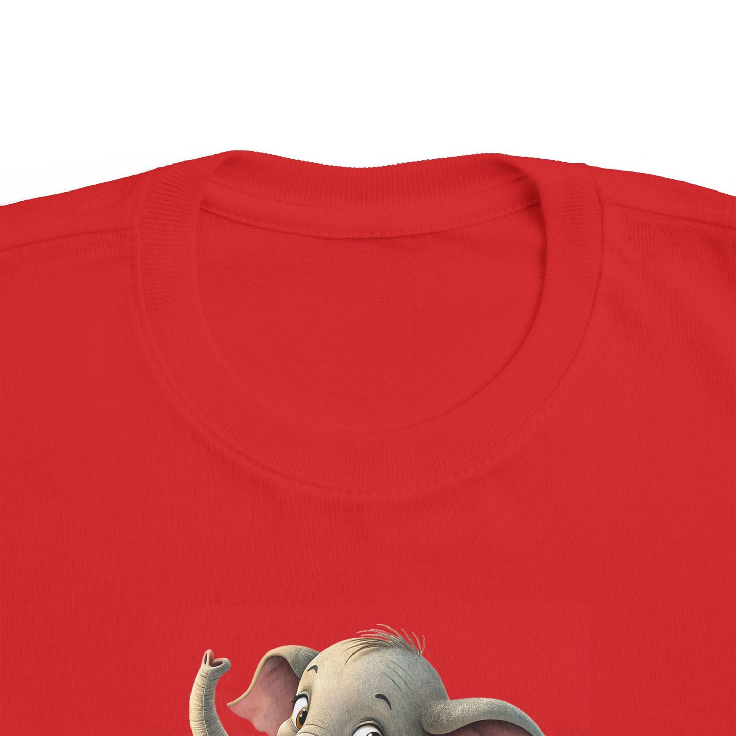 Cute Elephant Toddler Tee, Fun Summer Shirt, Kids Beachwear, Adorable Gift for Ages 2-5, Playful Animal Apparel