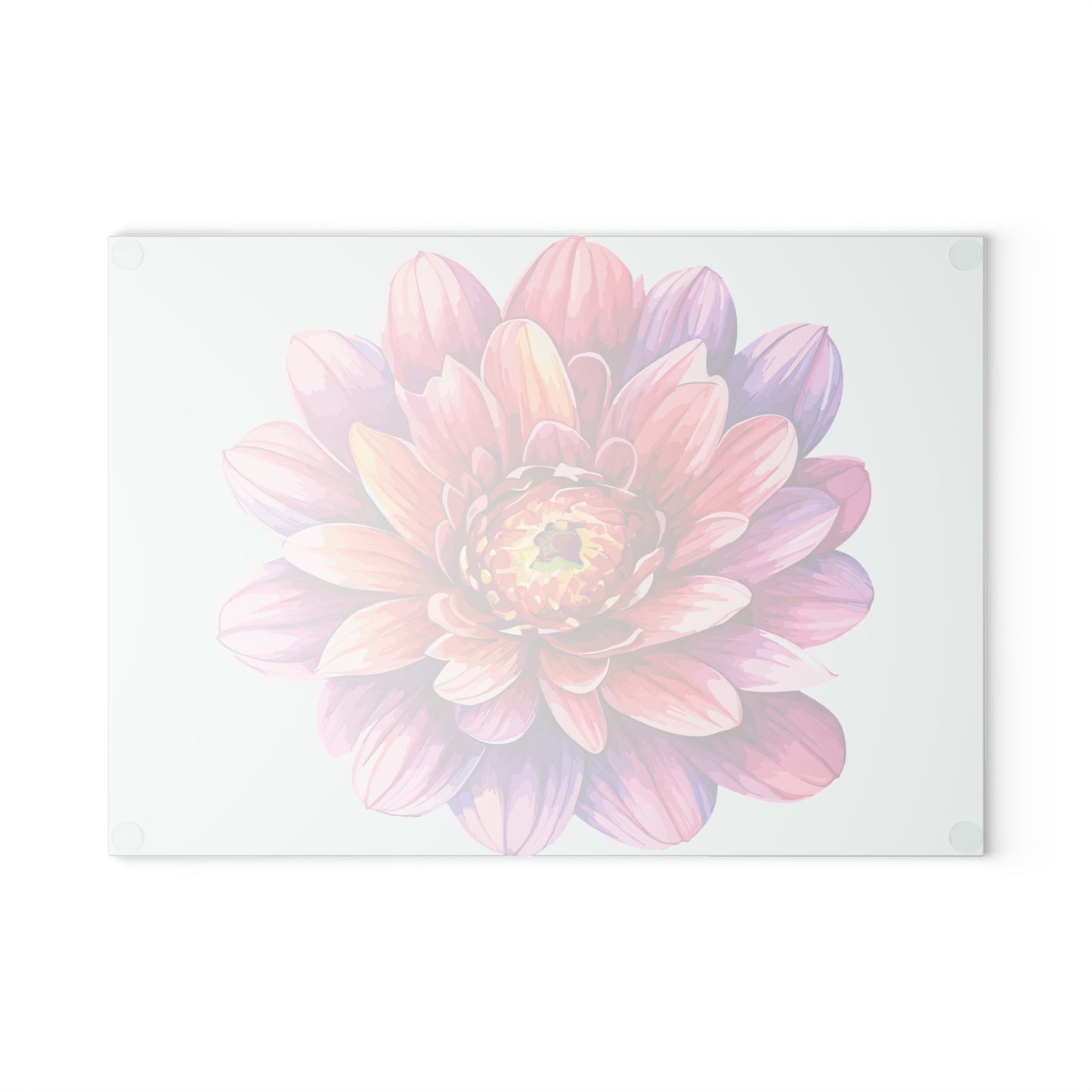 Floral Glass Cutting Board, Kitchen Decor, Housewarming Gift, Mother's Day Present, Cooking Accessories, Meal Prep Essential