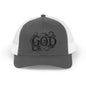 Divine Faith Snapback Trucker Cap - Spiritual Fashion, God Theme hat, Outdoor Style, Gift for Believers, Casual Wear