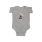 Yorkie Puppy Infant Bodysuit, Cute Dog Baby Onesie, Baby Shower Gift, Newborn Outfit, Paw Print Baby Clothes