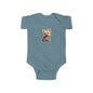 Yorkie Puppy Infant Bodysuit, Cute Dog Baby Onesie, Baby Shower Gift, Newborn Outfit, Paw Print Baby Clothes