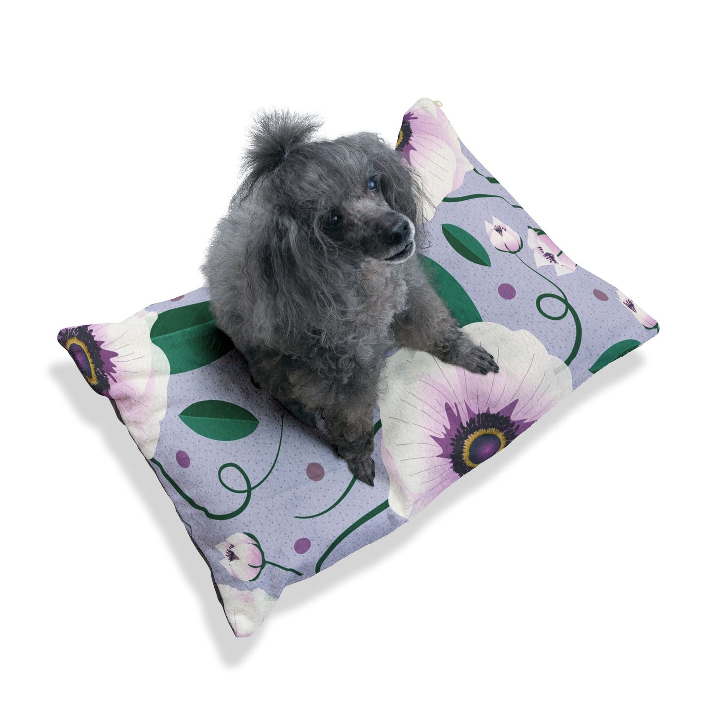 Floral Pet Bed for Cozy Pets, Stylish Dog Bed, Cat Bed, Flower Print Pet Pillow, Home Decor