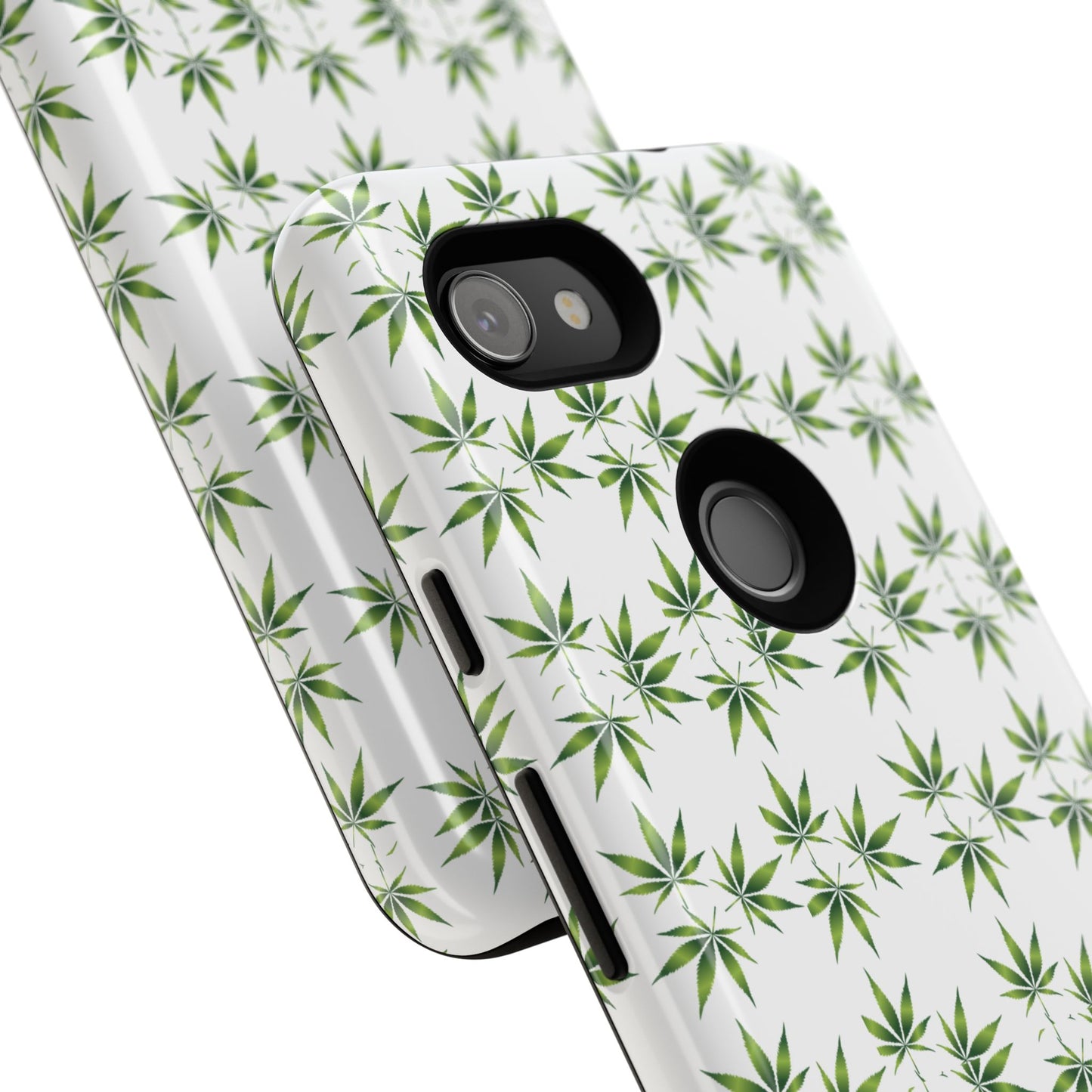 Stylish Phone Case with Cannabis Leaf Design, Durable Phone Cover, Gift for Stoner Friends, Unique Phone Accessory, Nature-Inspired Design