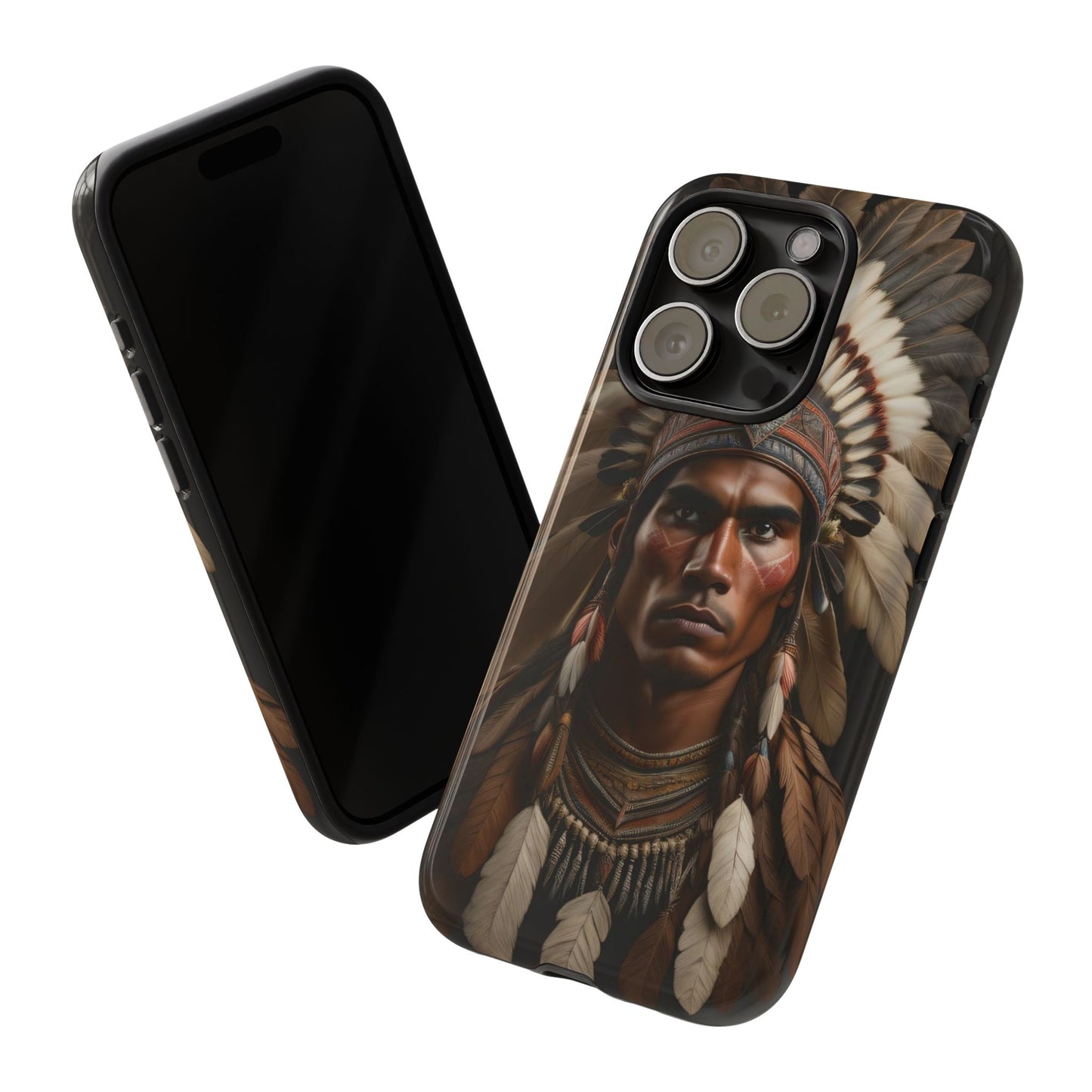 Native American Art Phone Case, Strong Culture Design, Unique Gift for Him or Her, Tough Cases, Customizable Protector, Tribal Style