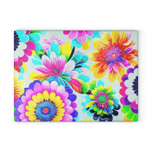 Vibrant Floral Glass Cutting Board | Kitchen Decor, Gift for Cooking, Unique Housewarming Present, Colorful Kitchen Accessory, Home [...]