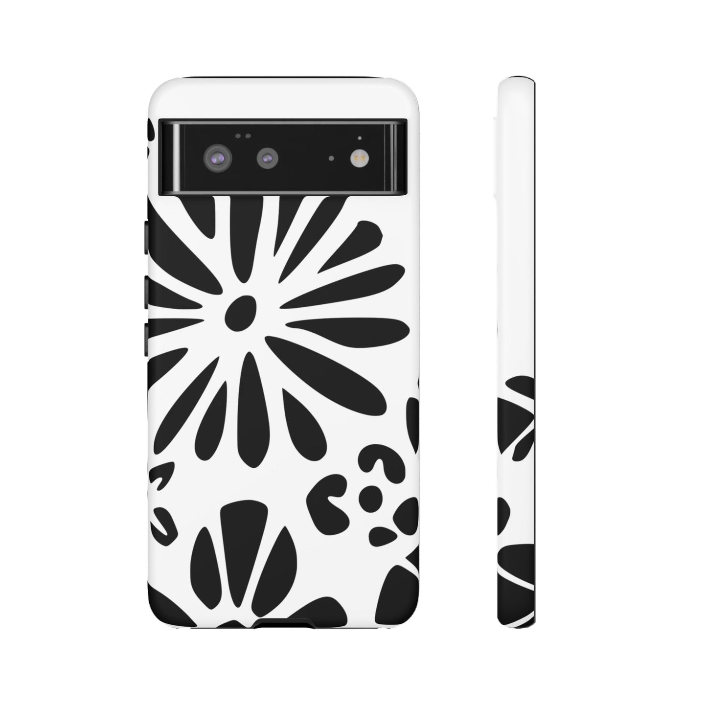 Stylish Phone Case with Floral Design, Tough Phone Cover for Her, Trendy Black and White Cell Phone Case, Unique Gift for Birthdays [...]