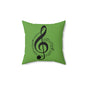Musical Notes throw Pillow