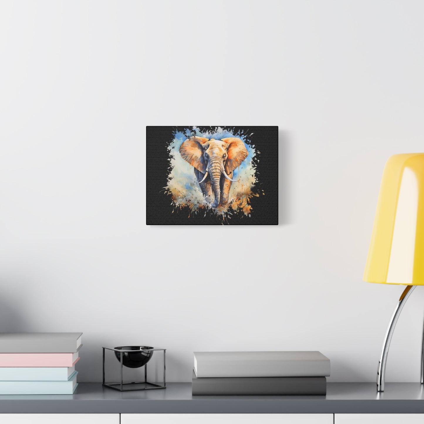 Matte Canvas, Stretched, 1.25" - Elephant