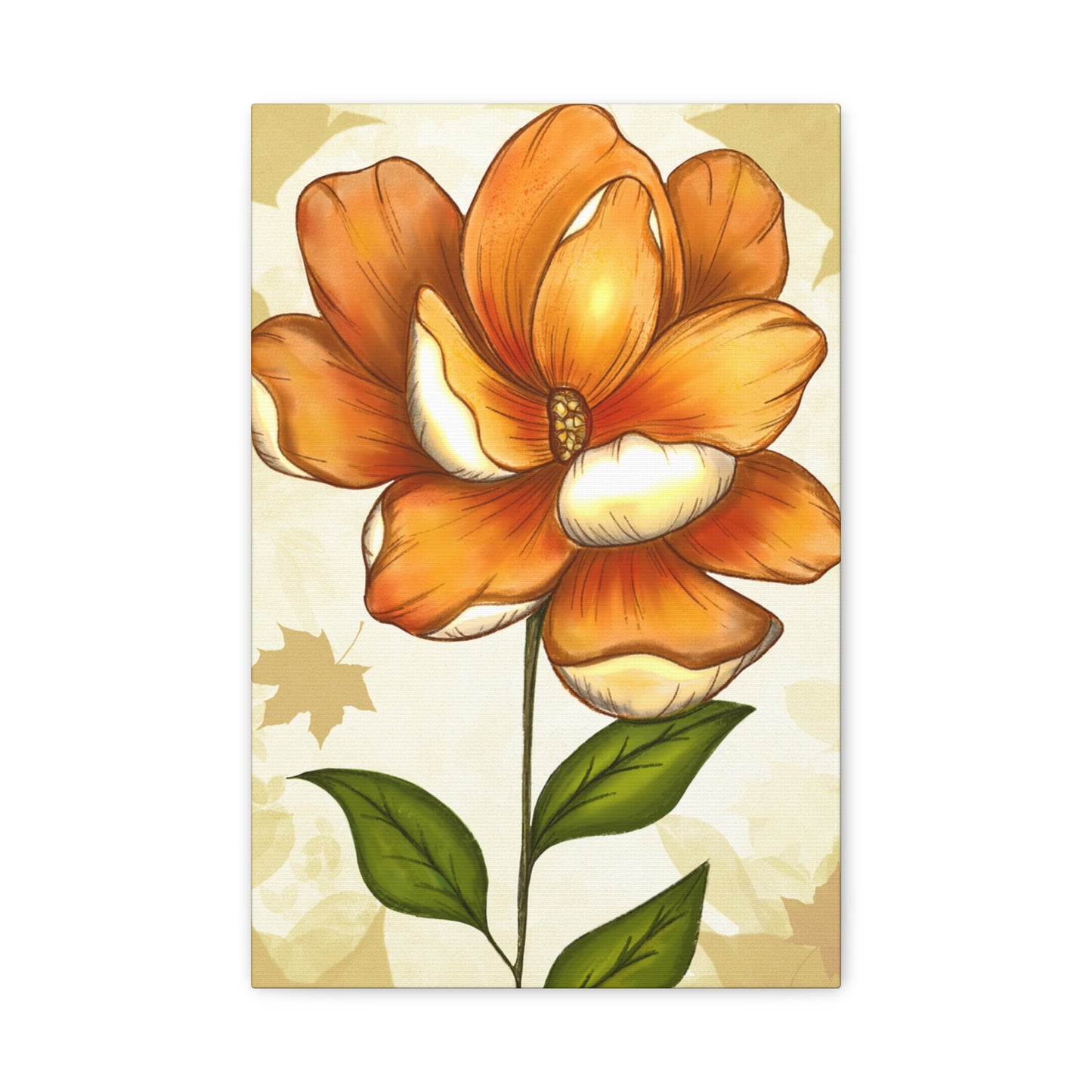 Copy of Matte Canvas, Stretched, 1.25" Tulips Pink and Purple Flowers