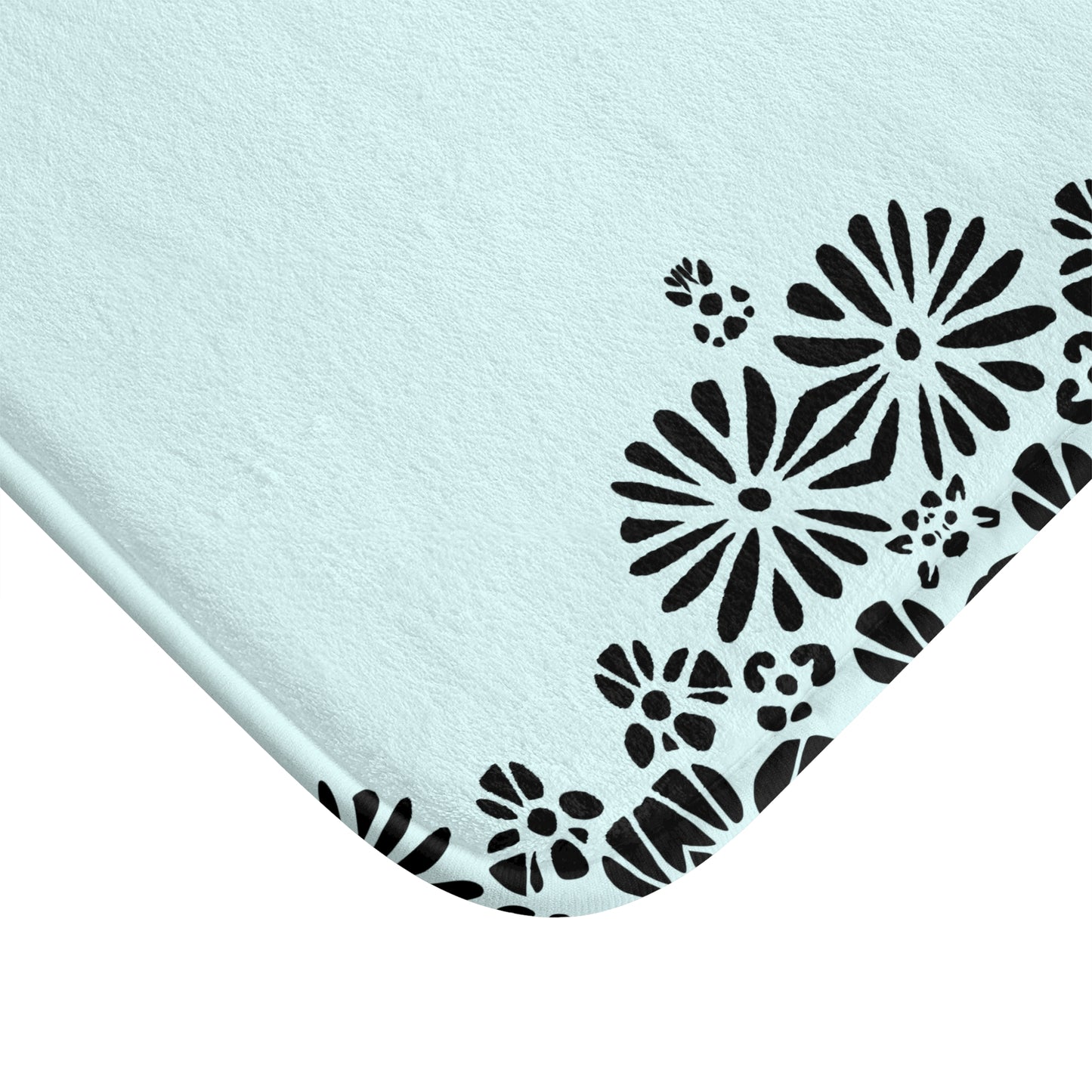 Floral Elegance Bath Mat - Chic Bathroom Decor, Home Spa Essentials, Gift for Her, Modern Design, Cozy Comfort