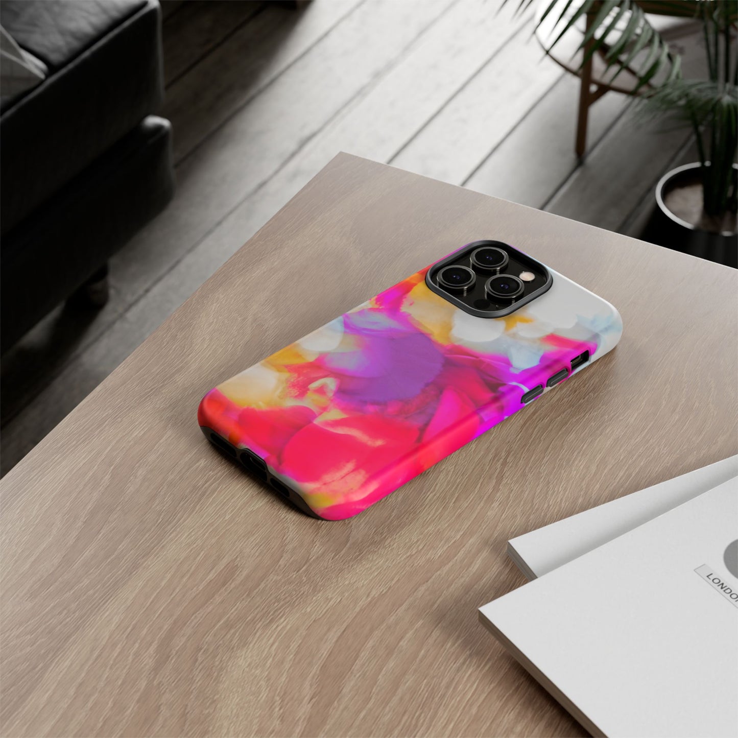 Floral Phone Case: Stylish Art for Your Device, Tough Cases, Gift for Her, Flower Print, Trendy Accessories, Phone Protection