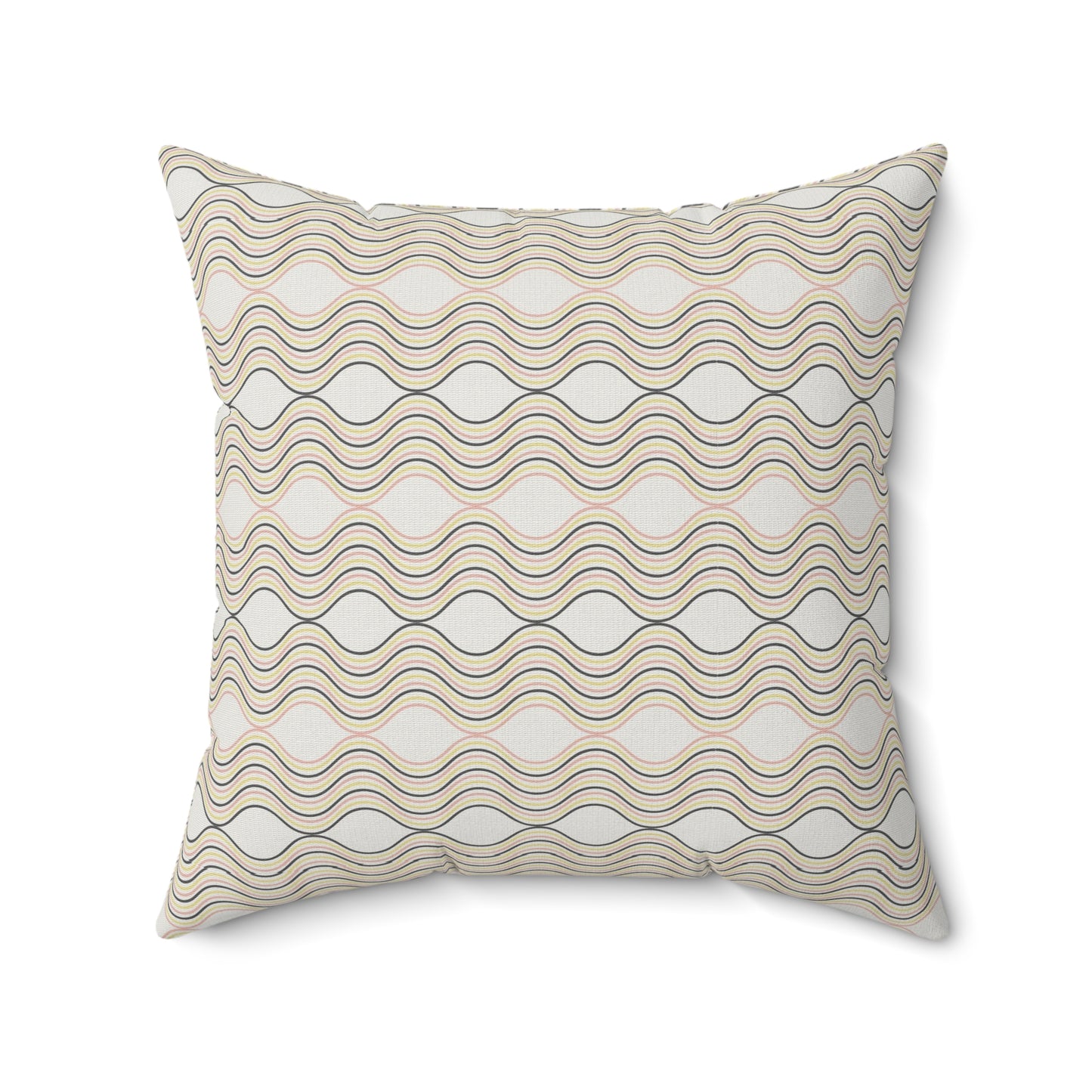 Modern Wave Pattern Throw Pillow | Cozy Home Decor Accent | Bohemian Style, Sofa Cushion, Gift for Her, Homewarming Gift