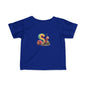 Cute Snail Rainbow Infant Tee, Baby T-Shirt, Toddler Gift, Kids Apparel, Fun Summer Outfit