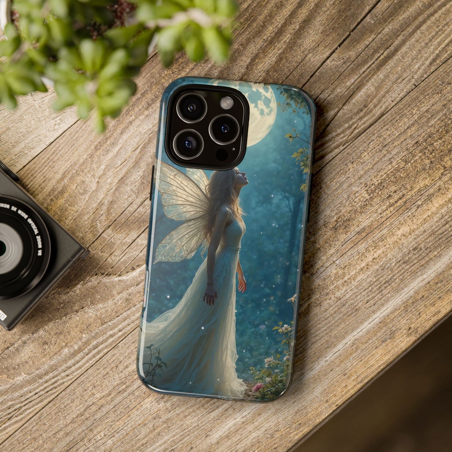 Fairy Moon Phone Case | Tough Cases for Nature Lovers, Fantasy Gift, Boho Phone Accessory, Ethereal Aesthetic, Magical Design