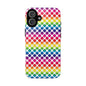 Rainbow Dot Phone Case, Colorful Phone Cover, Fun Phone Accessory, Gift for Friends, Trendy Mobile Case