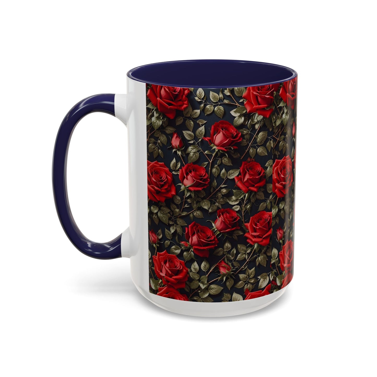 Elegant Floral Accent Coffee Mug - Perfect for Garden Lovers, Home Decor, Gift for Her, Tea Lovers, Mother's Day
