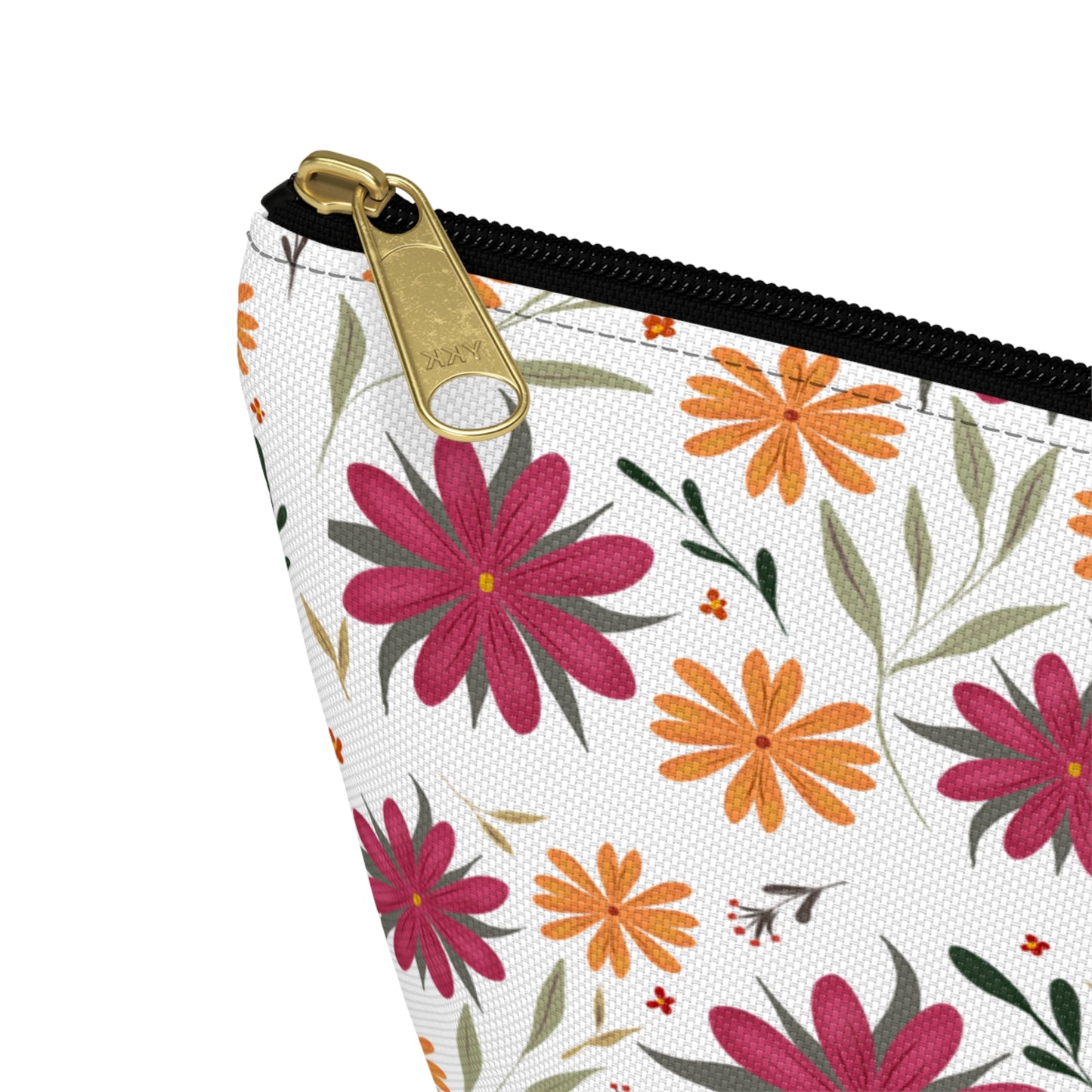 Floral Accessory Pouch - Ideal Travel Makeup Bag, Toiletry Organizer, Gift for Her, Eco-Friendly, Everyday Essentials