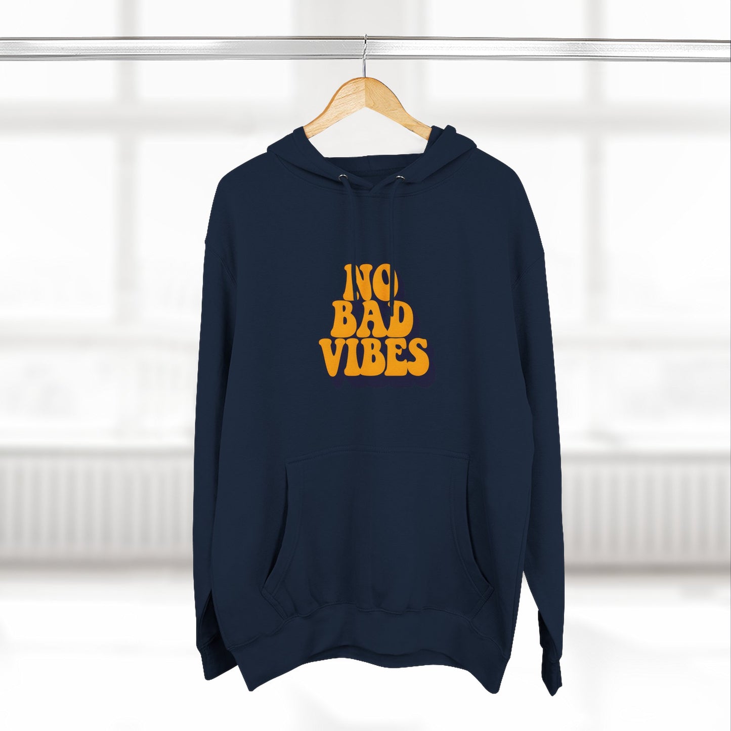 Good Vibes Only Fleece Hoodie for Positive Energy Lovers, Motivational Comfort, Chill Attire, Casual Wear, Gift for Friends