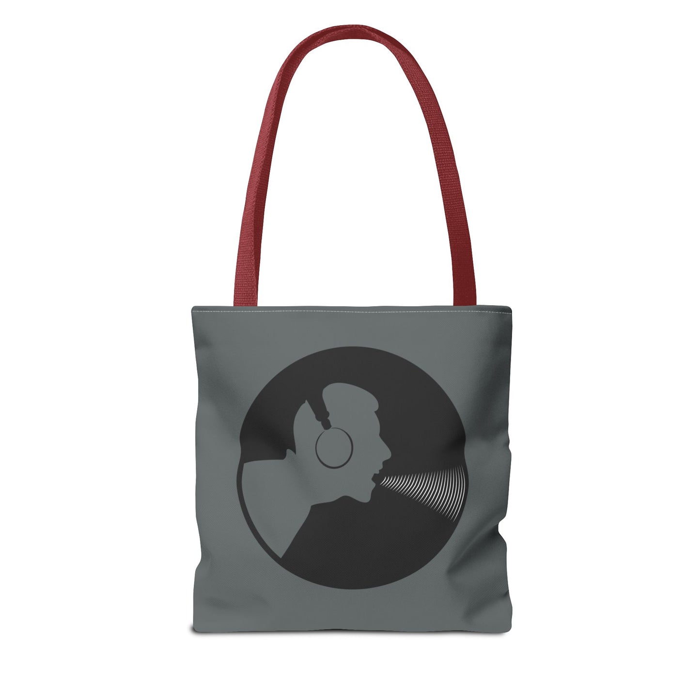 Music Lover's Tote Bag, Stylish Bag for Vinyl Enthusiasts, Gift for Music Lovers, Unique Shopping Tote, Record Player Accessory