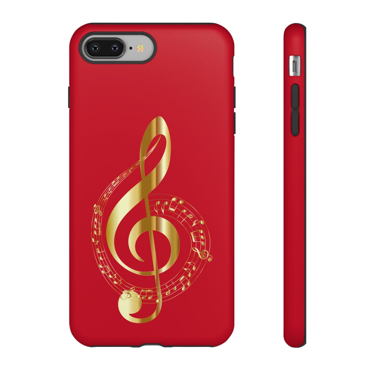 Tough Cases - Red Musical Note