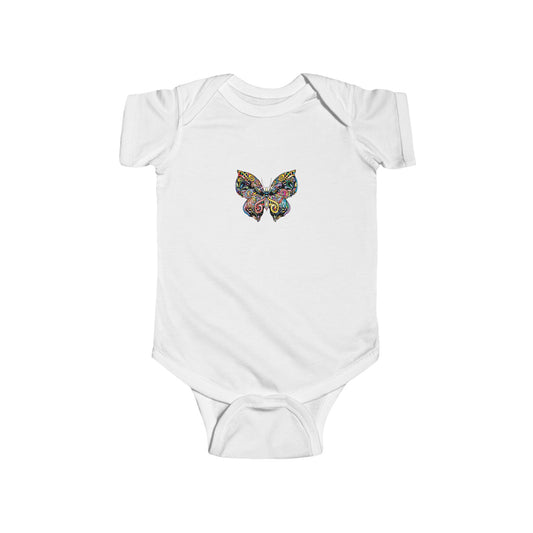Colorful Butterfly Baby Bodysuit, Adorable Infant Onesie, Cute Gift for Newborns, Spring/Summer Baby Outfit, Baby Shower Gift