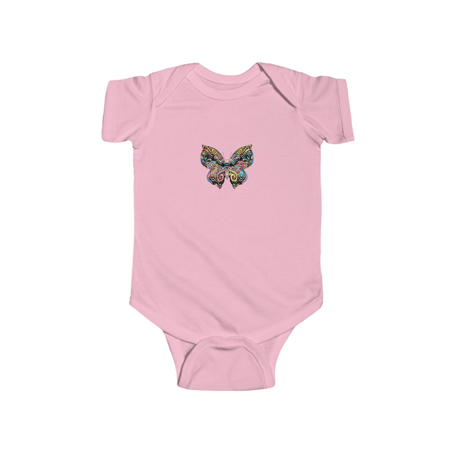 Colorful Butterfly Baby Bodysuit, Adorable Infant Onesie, Cute Gift for Newborns, Spring/Summer Baby Outfit, Baby Shower Gift