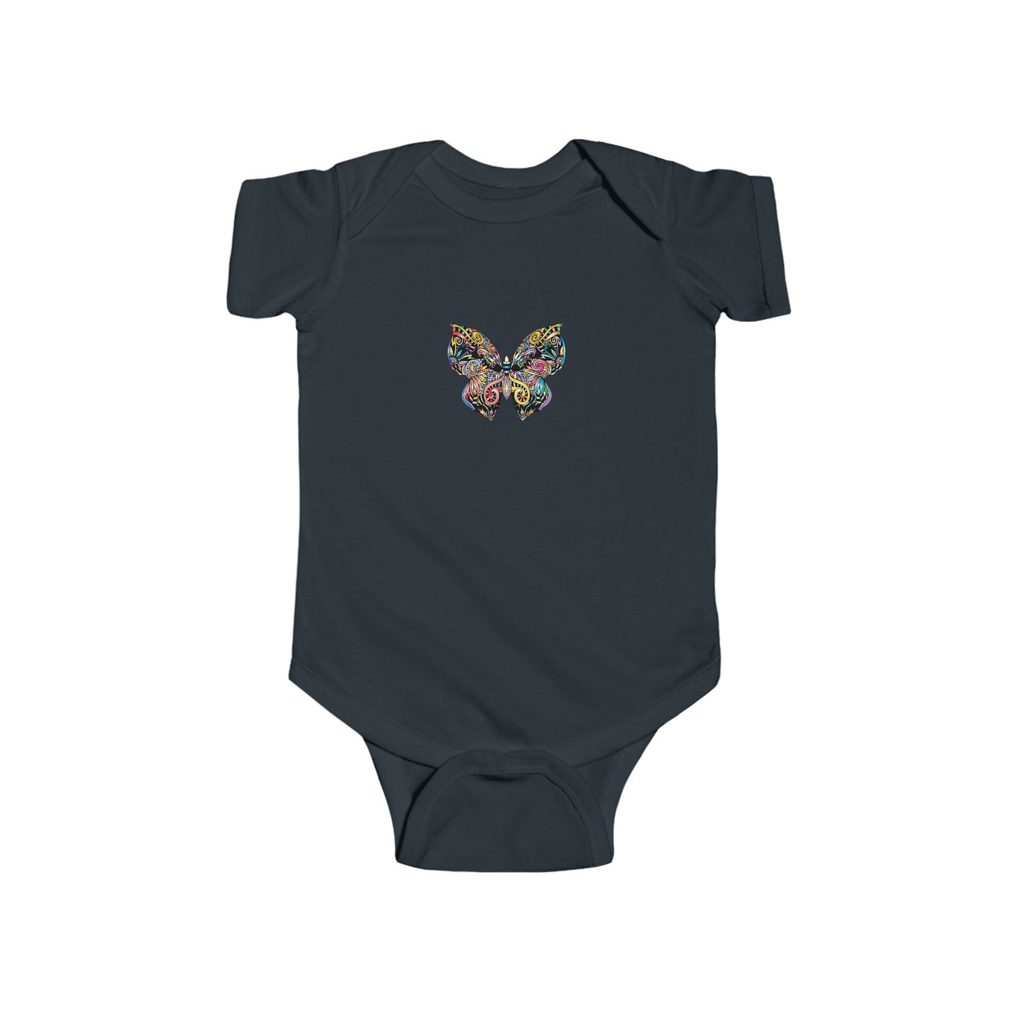 Colorful Butterfly Baby Bodysuit, Adorable Infant Onesie, Cute Gift for Newborns, Spring/Summer Baby Outfit, Baby Shower Gift