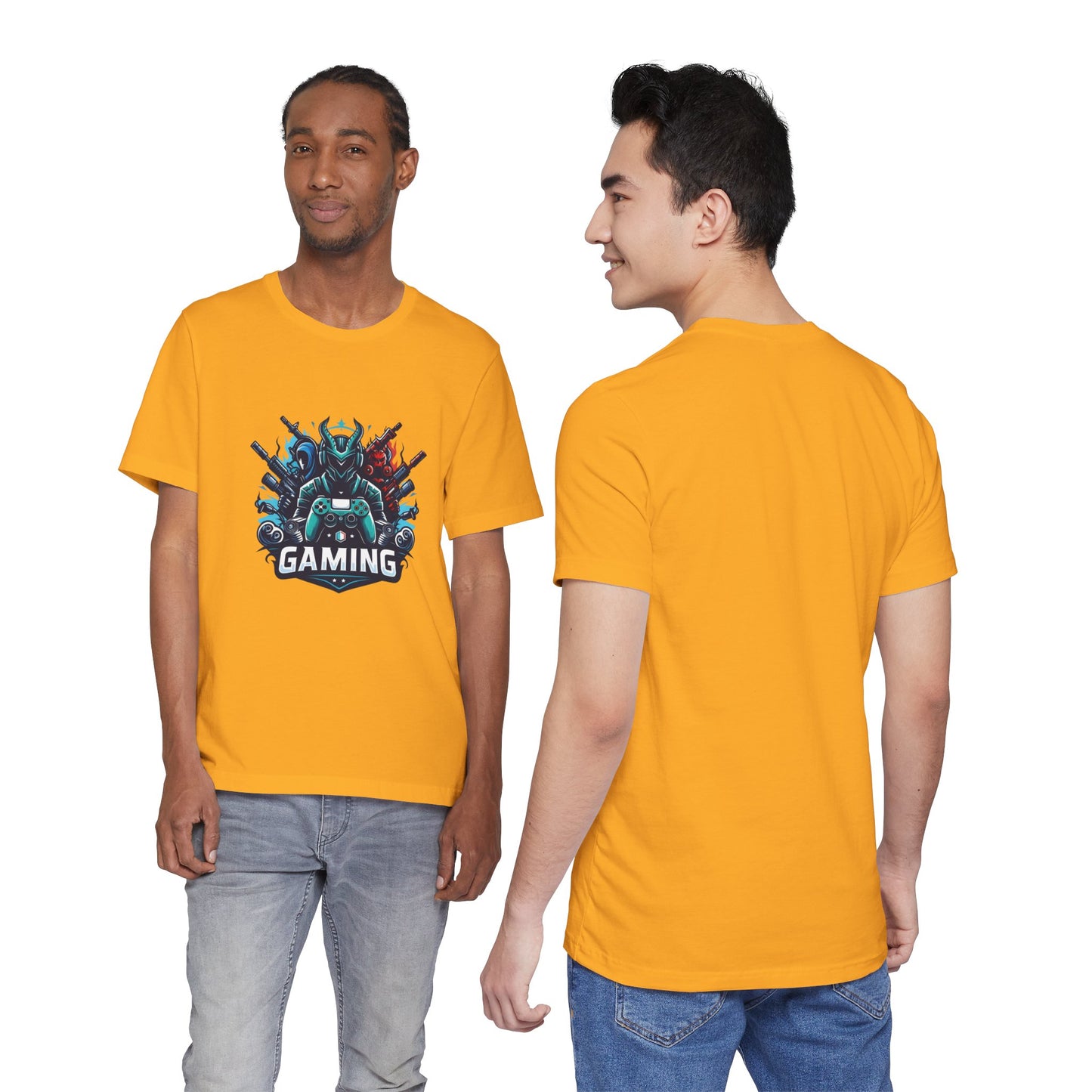 Gaming Controller Emblem Tee — Esports Gamer Graphic T-Shirt