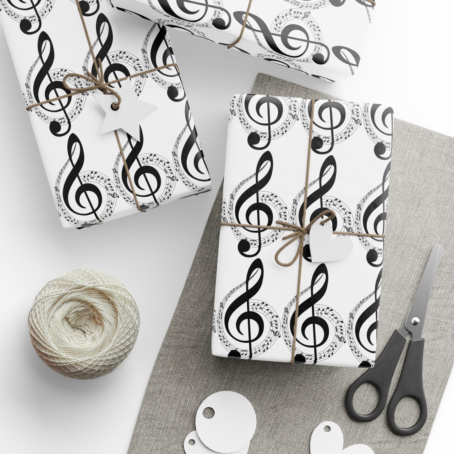Musical Notes Wrapping Paper, Perfect for Gifts, Music Lovers, Birthdays